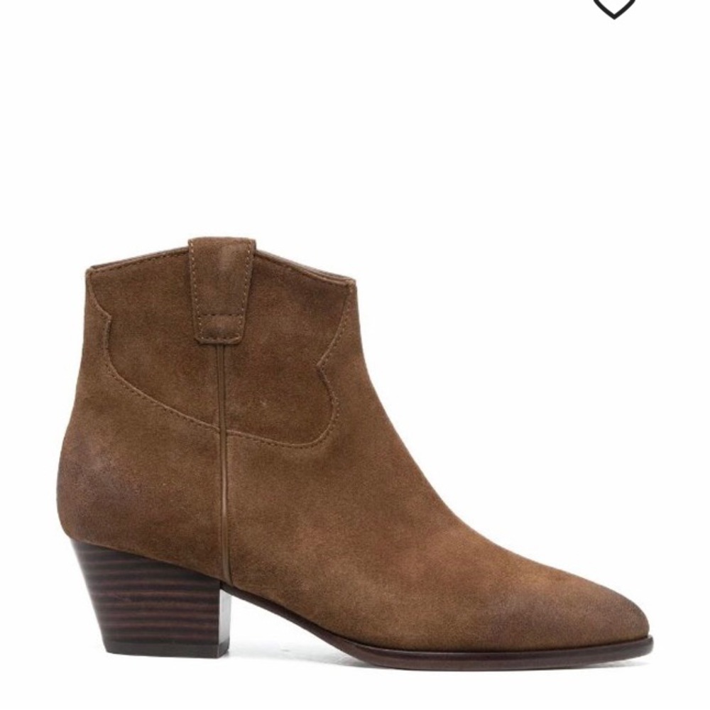 ASH pointed-toe suede‎ ankle boots